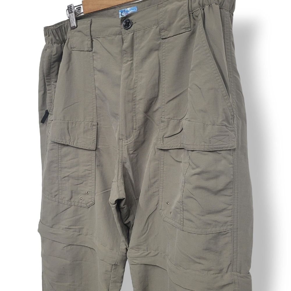 World Wide Sportsman Convertible Pants Shorts Combo Sz L/32 Fishing Vented